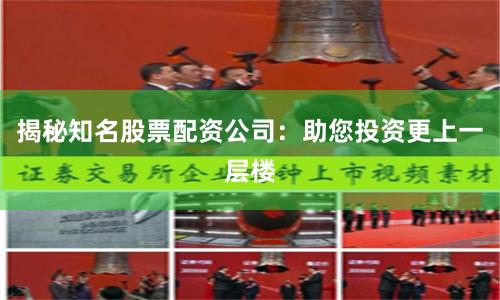揭秘知名股票配资公司：助您投资更上一层楼